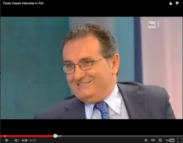 Video: Intervista a Paolo Cesari in RAI